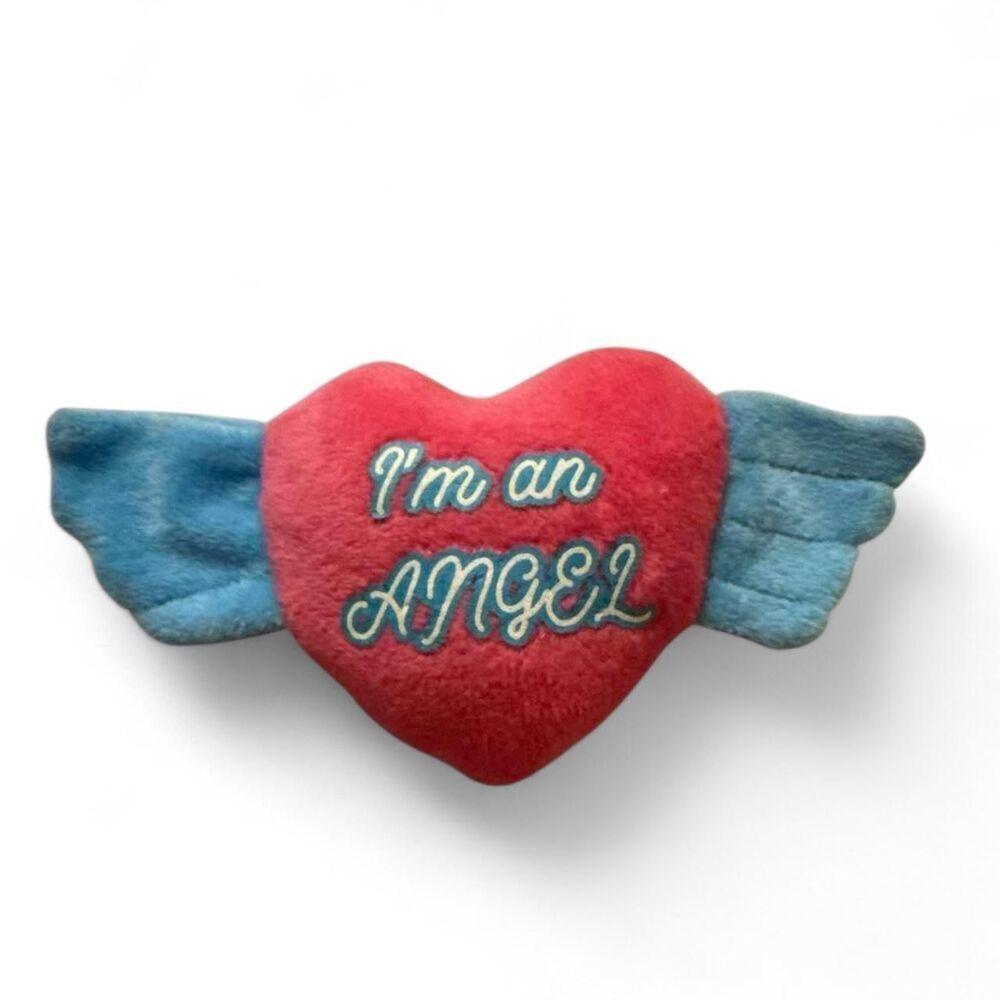 I'm an Angel Heart Dog Toy with Squeaker Plush Valentine's Puppy Toy New
